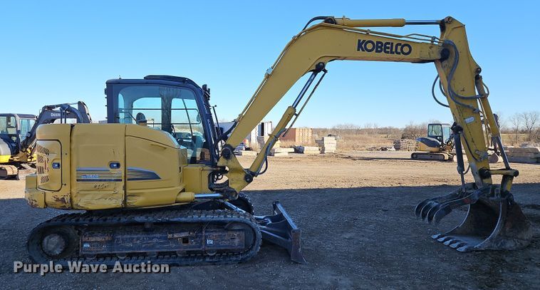 image for item LB9673 2014 Kobelco SK85CS-3E  mini excavator