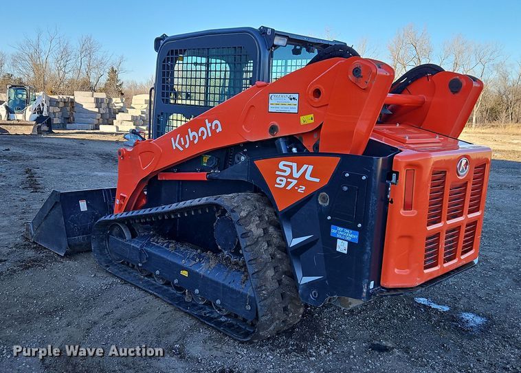 image for item LB9674 2022 Kubota SVL97-2  tracked skid steer loader