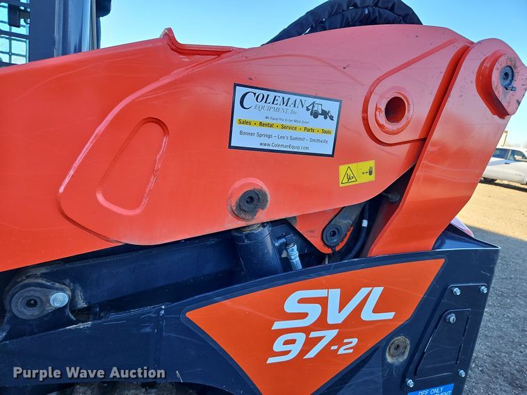 image for item LB9674 2022 Kubota SVL97-2  tracked skid steer loader