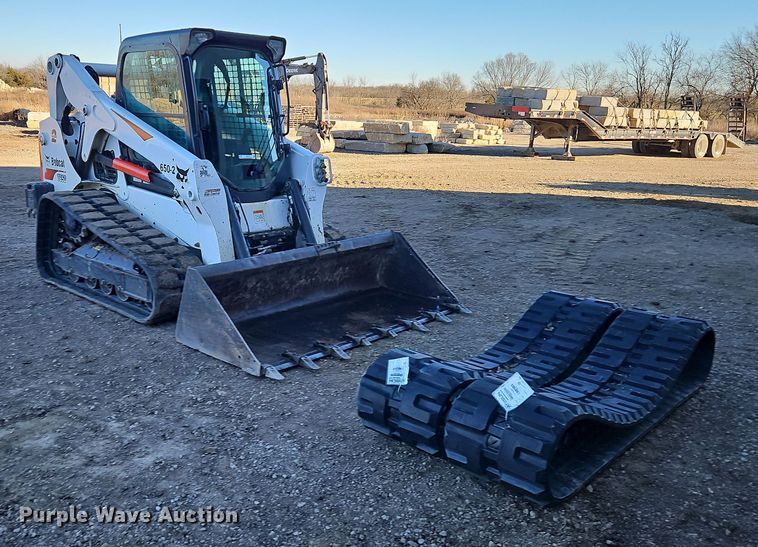 image for item LB9675 2020 Bobcat T650  tracked skid steer loader