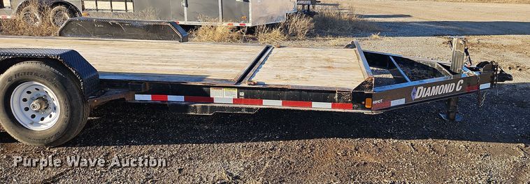 image for item LB9677 2018 Road Clipper Diamond C  tilt deck equipment trailer