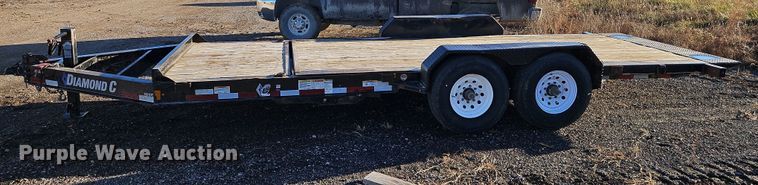 image for item LB9677 2018 Road Clipper Diamond C  tilt deck equipment trailer