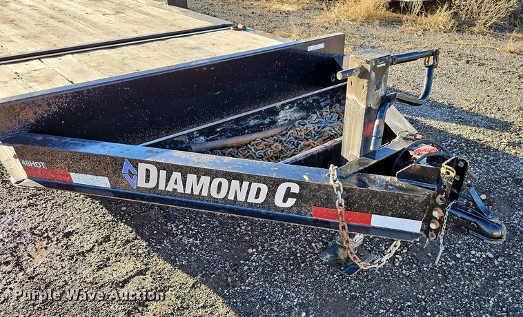 image for item LB9677 2018 Road Clipper Diamond C  tilt deck equipment trailer