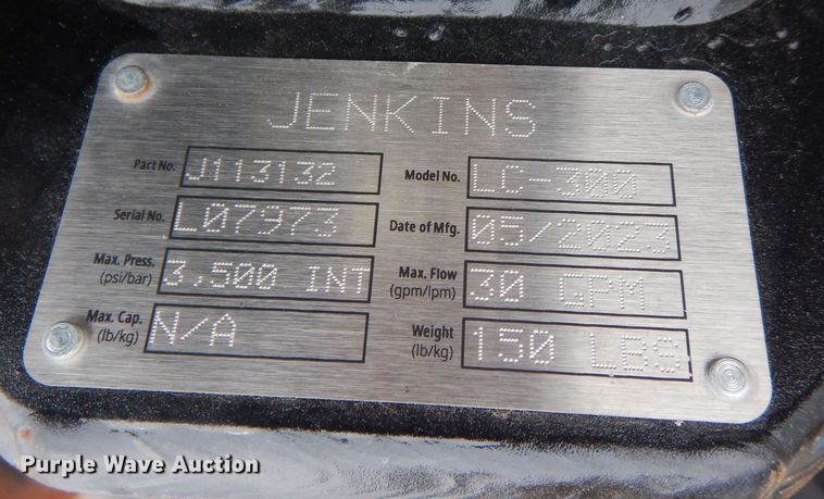 image for item LC9399 2023 Jenkins LC-300  skid steer auger