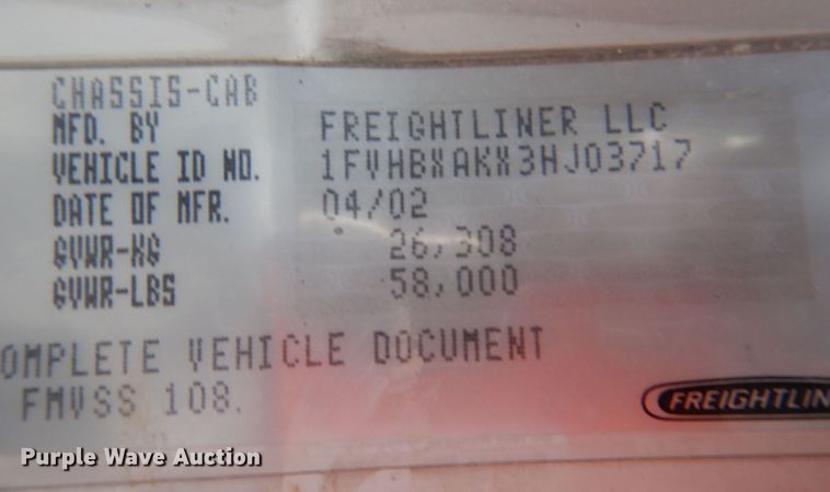 image for item LC9401 2003 Freightliner FL80  bucket truck
