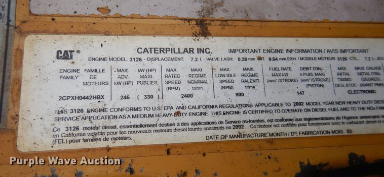 image for item LC9402 2003 Freightliner FL80  bucket truck