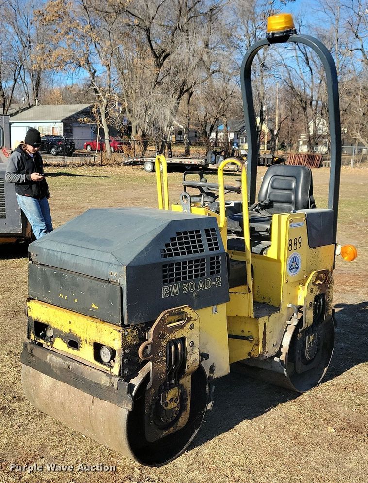 image for item LC9449 1998 Bomag BW 90 AD-2  double drum vibratory roller