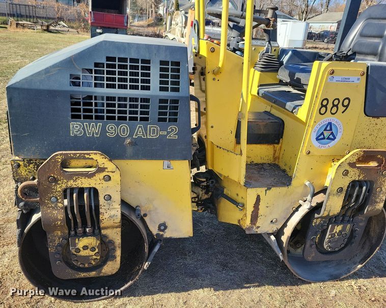 image for item LC9449 1998 Bomag BW 90 AD-2  double drum vibratory roller