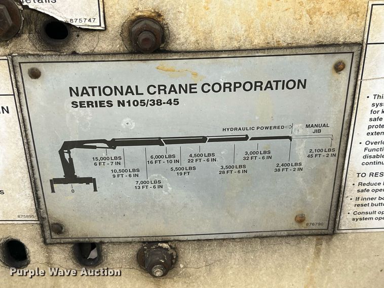 image for item LD9873 National N105  crane