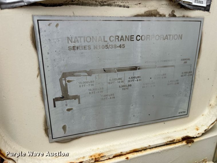 image for item LD9873 National N105  crane