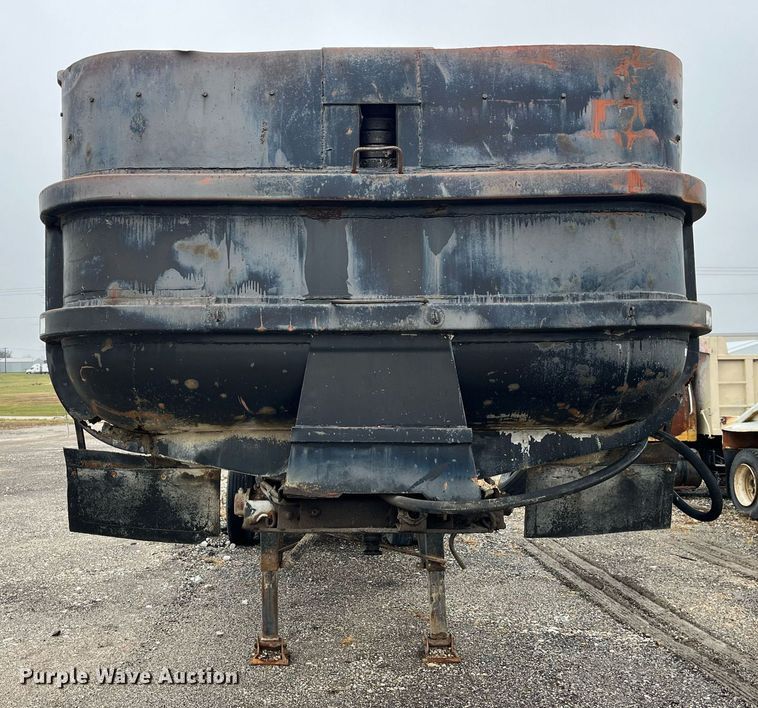 image for item LD9898 1997 Shop built  end dump trailer