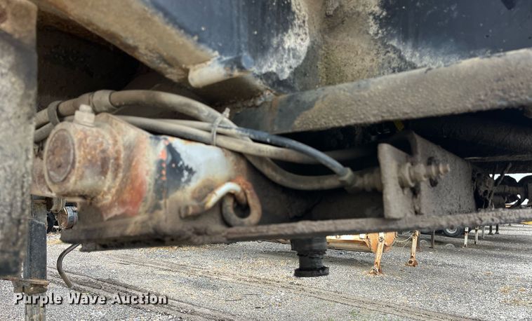 image for item LD9898 1997 Shop built  end dump trailer