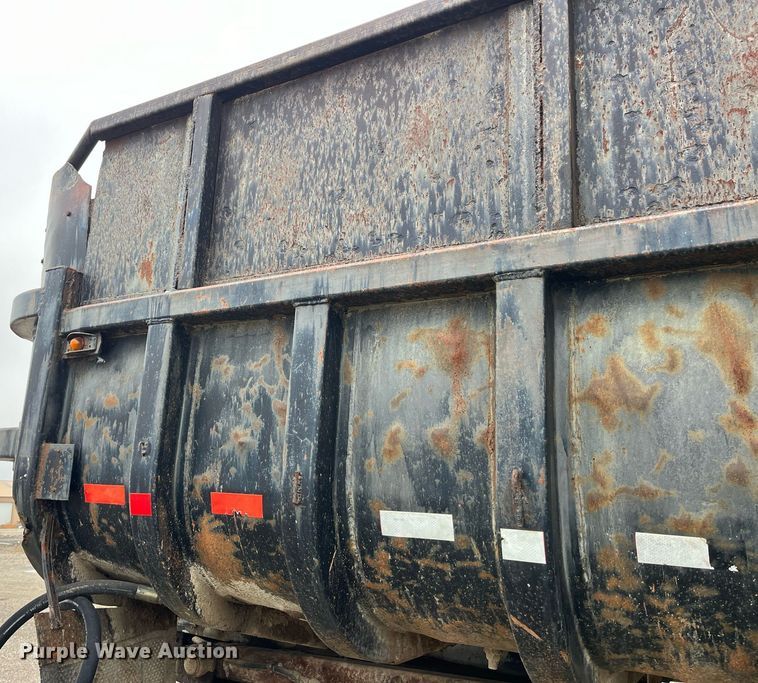 image for item LD9898 1997 Shop built  end dump trailer