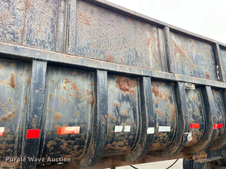 image for item LD9898 1997 Shop built  end dump trailer