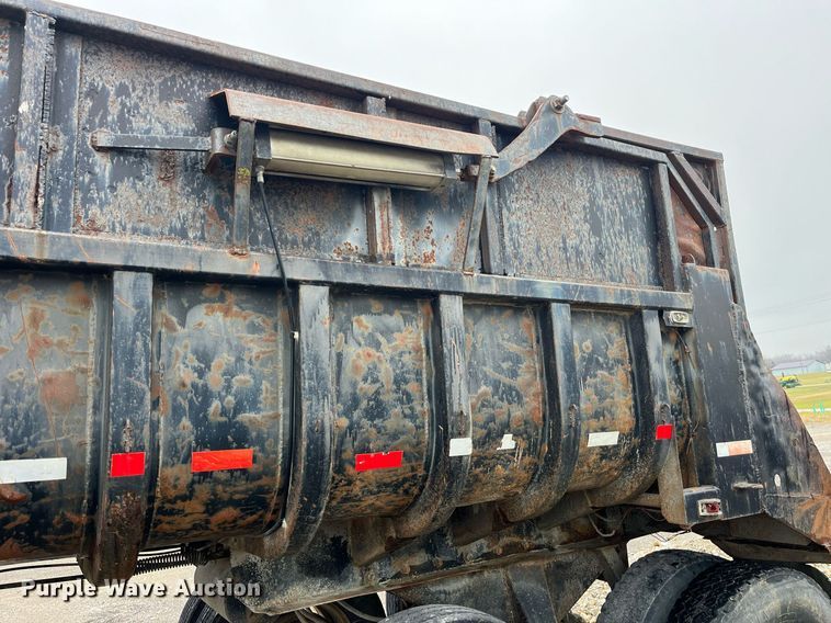 image for item LD9898 1997 Shop built  end dump trailer