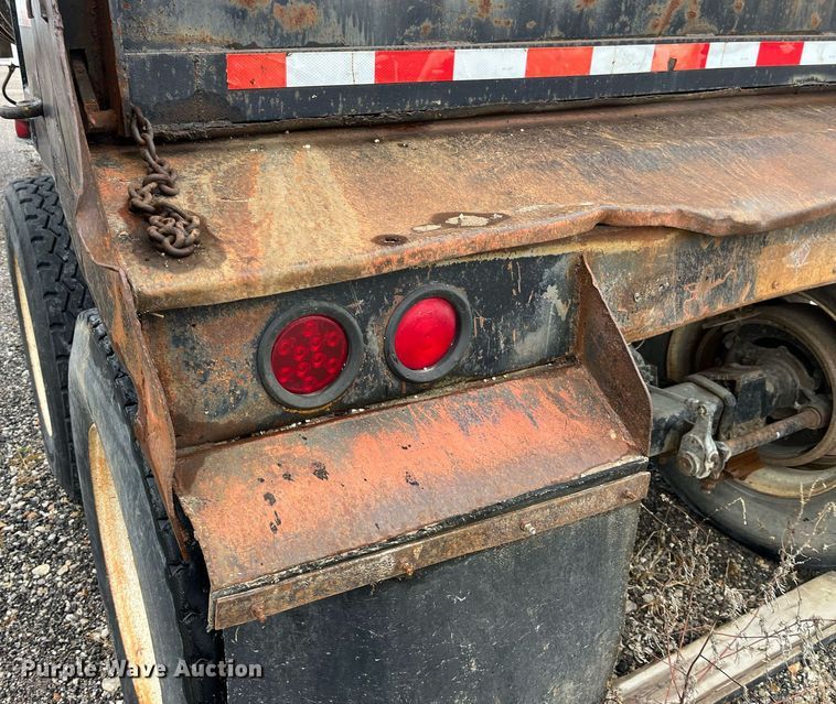 image for item LD9898 1997 Shop built  end dump trailer