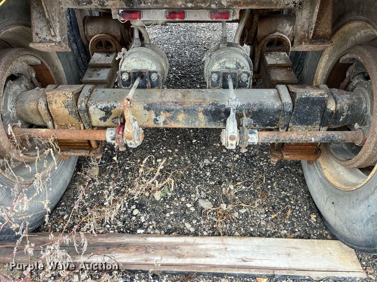 image for item LD9898 1997 Shop built  end dump trailer