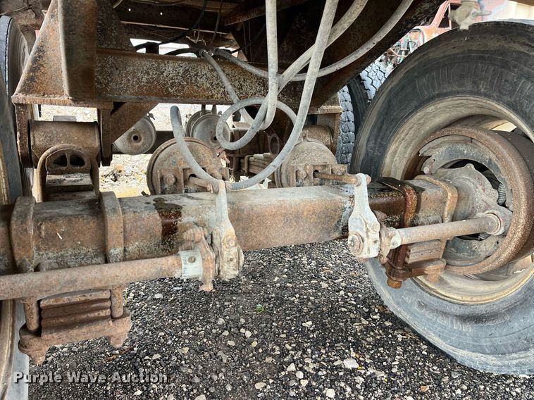 image for item LD9898 1997 Shop built  end dump trailer