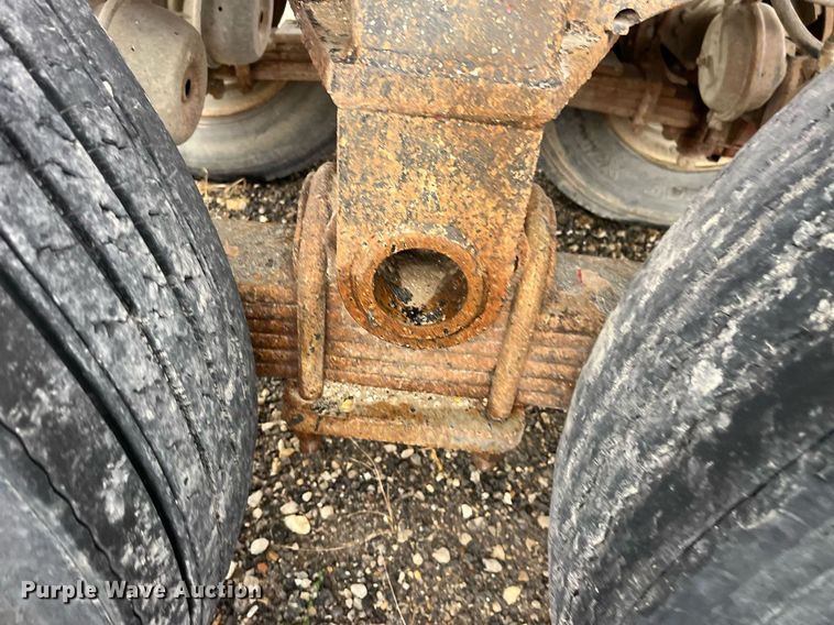 image for item LD9898 1997 Shop built  end dump trailer