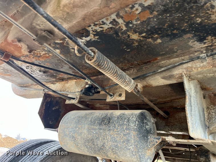 image for item LD9898 1997 Shop built  end dump trailer