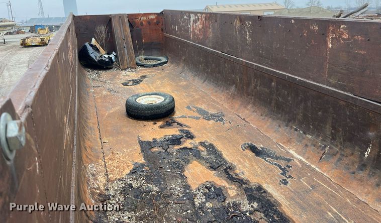 image for item LD9898 1997 Shop built  end dump trailer