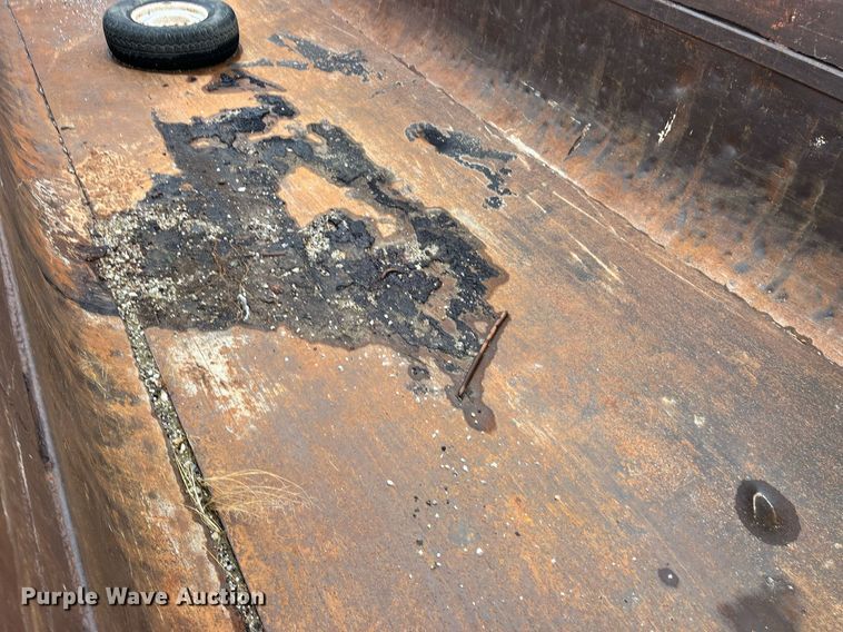 image for item LD9898 1997 Shop built  end dump trailer