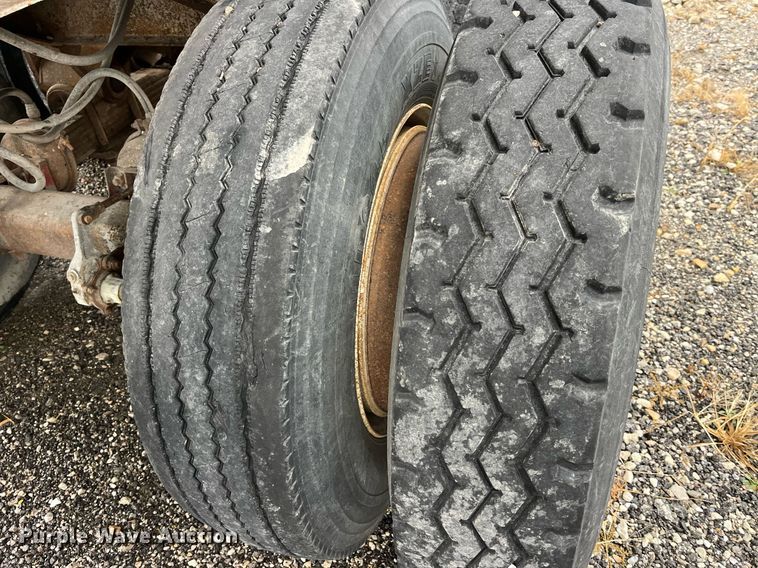 image for item LD9898 1997 Shop built  end dump trailer