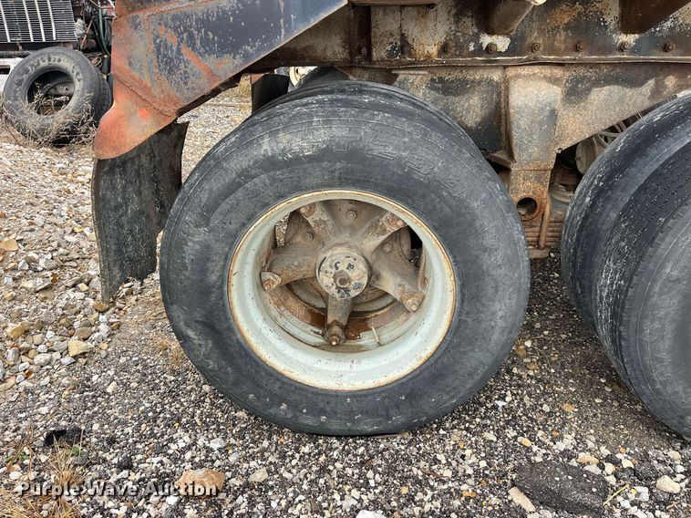 image for item LD9898 1997 Shop built  end dump trailer