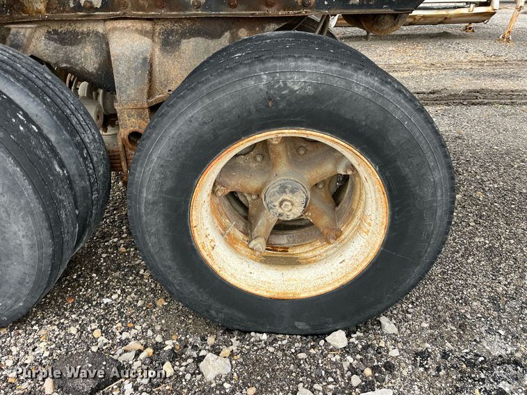 image for item LD9898 1997 Shop built  end dump trailer