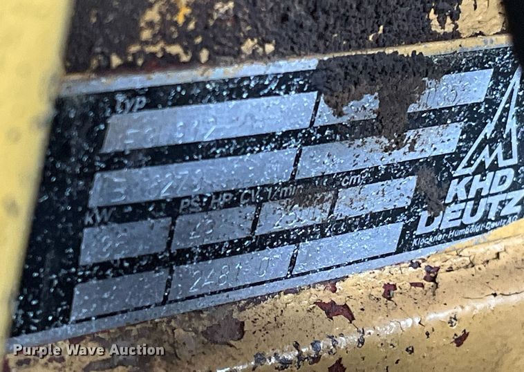 image for item LD9907 1985 Dynapac  single drum vibratory roller