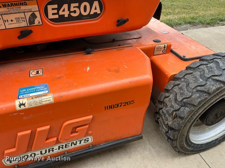 image for item LD9917 2012 JLG E450A  boom lift