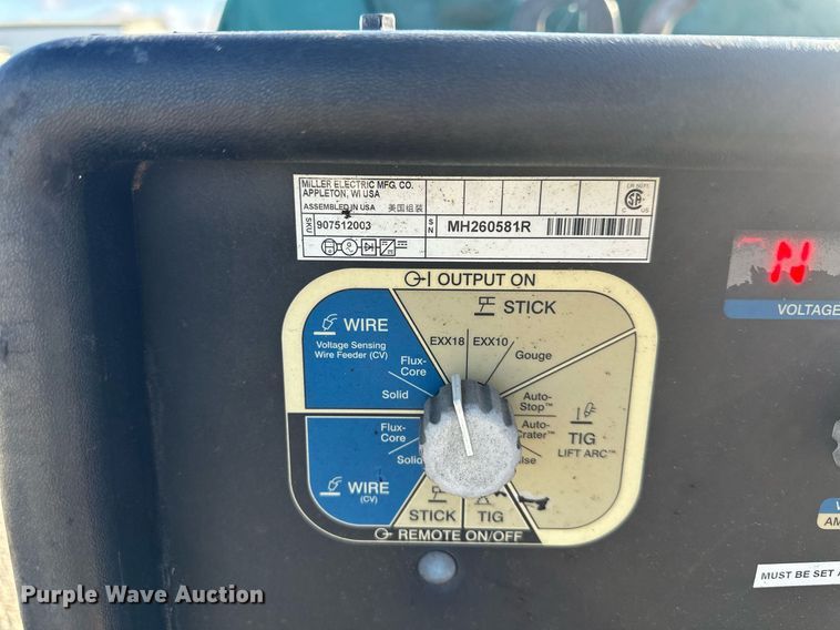 image for item LH9034 Miller Trailblazer 325 EFI  welder/generator