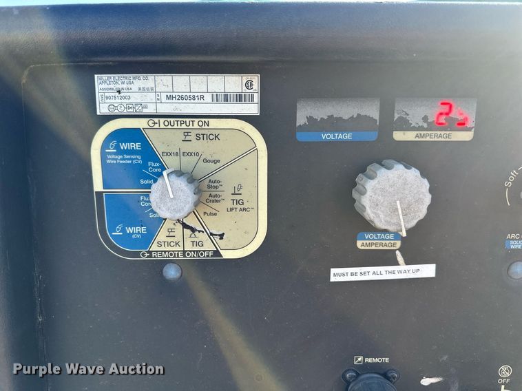 image for item LH9034 Miller Trailblazer 325 EFI  welder/generator