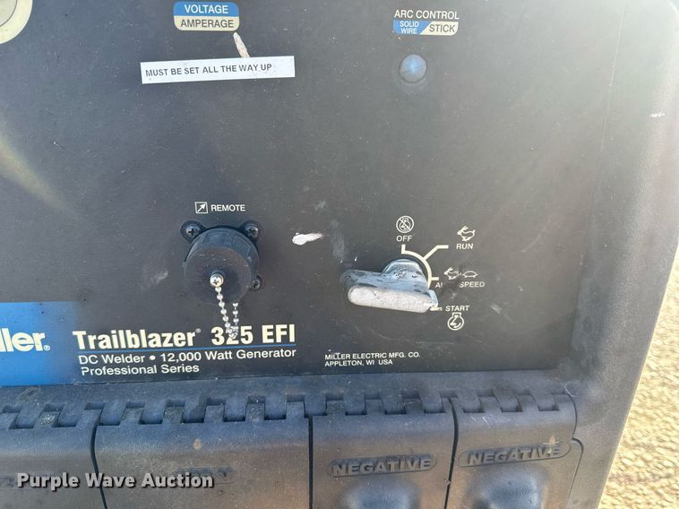 image for item LH9034 Miller Trailblazer 325 EFI  welder/generator