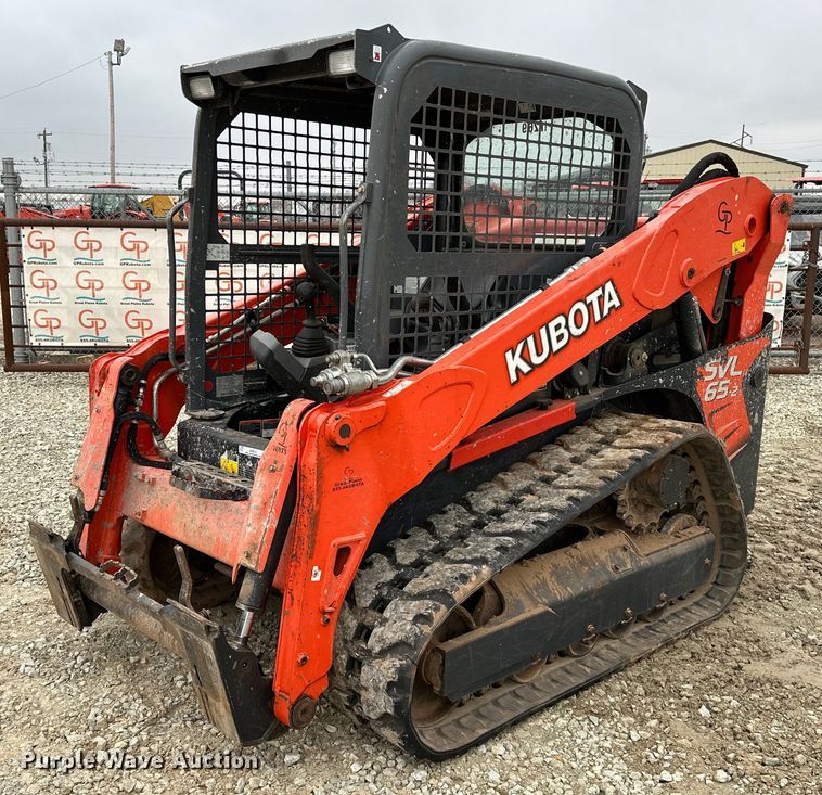 image for item LK9616 2019 Kubota  SVL65-2 tracked skid steer loader