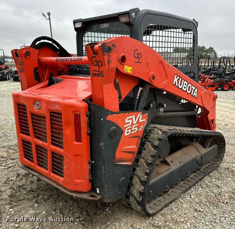 image for item LK9616 2019 Kubota  SVL65-2 tracked skid steer loader