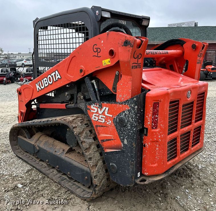 image for item LK9616 2019 Kubota  SVL65-2 tracked skid steer loader