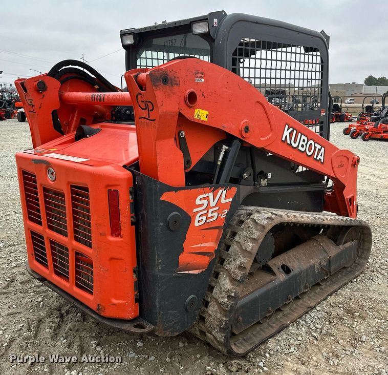 image for item LK9617 2019 Kubota SVL65-2  tracked skid steer loader