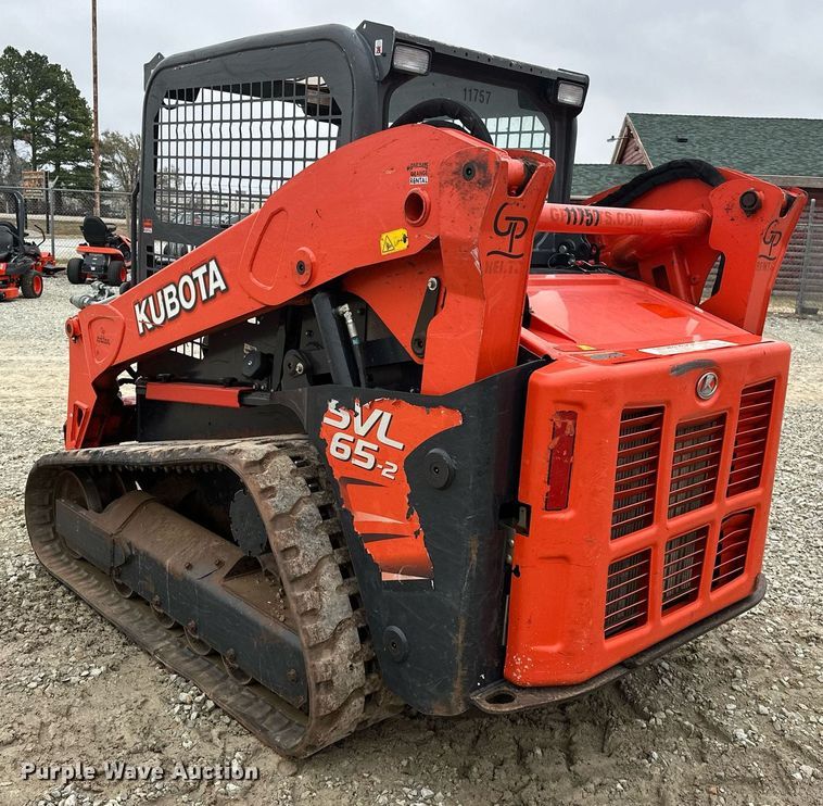 image for item LK9617 2019 Kubota SVL65-2  tracked skid steer loader