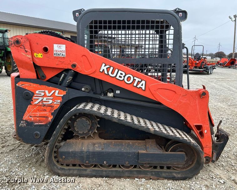 image for item LK9618 2019 Kubota SVL75-2  tracked skid steer loader