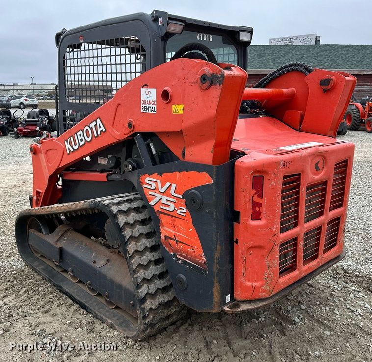 image for item LK9618 2019 Kubota SVL75-2  tracked skid steer loader