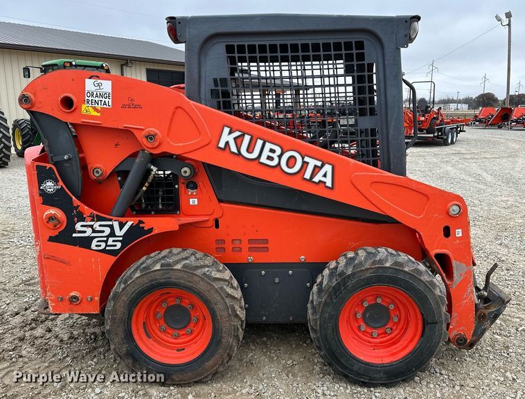 image for item LK9619 2017 Kubota SSV65  skid steer loader