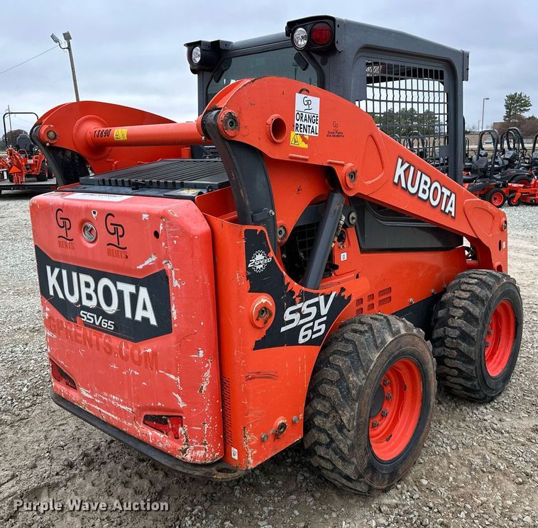 image for item LK9619 2017 Kubota SSV65  skid steer loader