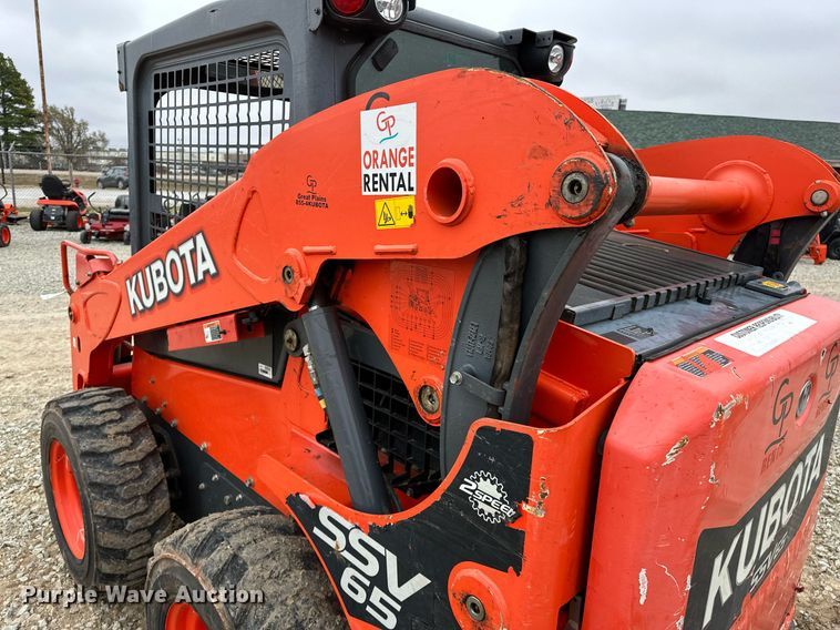 image for item LK9619 2017 Kubota SSV65  skid steer loader