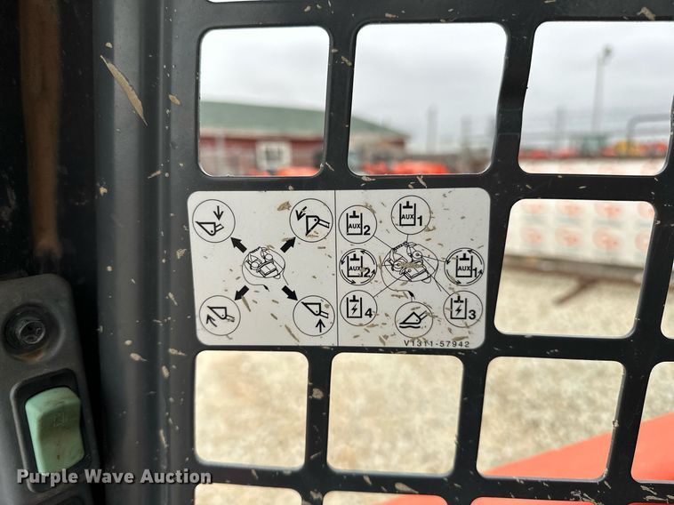 image for item LK9619 2017 Kubota SSV65  skid steer loader