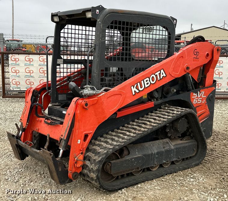 image for item LK9620 2019 Kubota SVL65-2  tracked skid steer loader