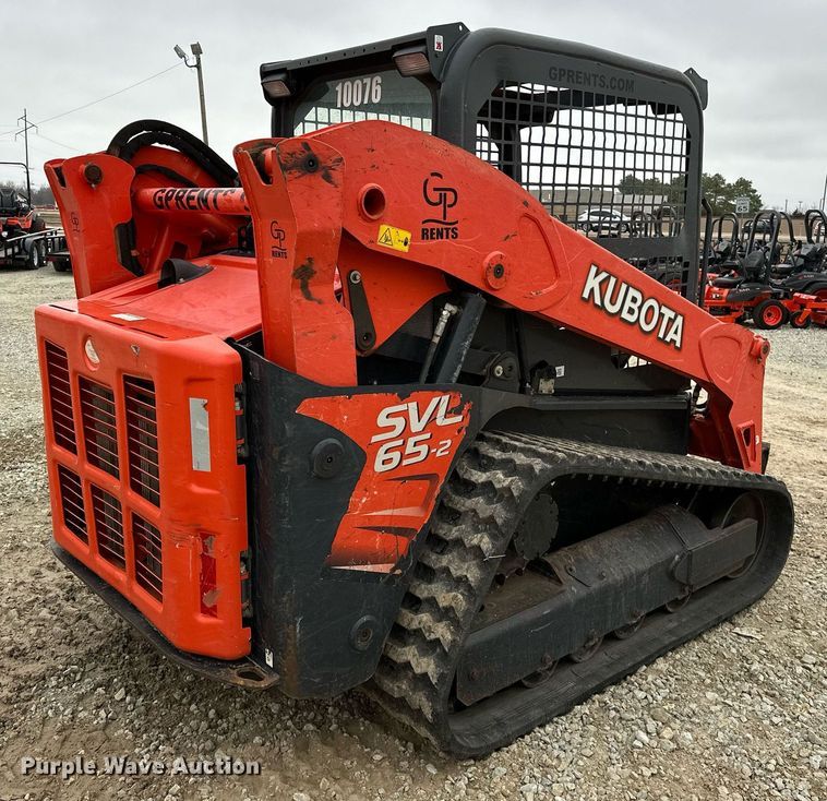 image for item LK9620 2019 Kubota SVL65-2  tracked skid steer loader