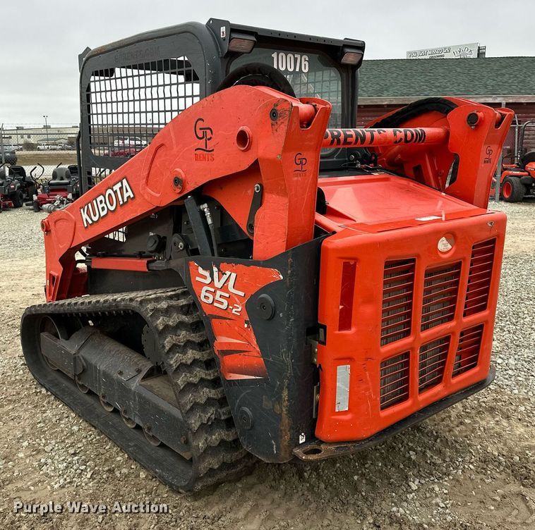 image for item LK9620 2019 Kubota SVL65-2  tracked skid steer loader