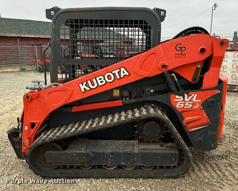 image for item LK9620 2019 Kubota SVL65-2  tracked skid steer loader