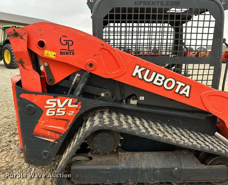 image for item LK9620 2019 Kubota SVL65-2  tracked skid steer loader